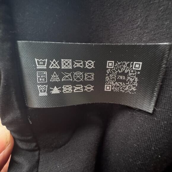 ZARA Combination Puffer Jacket Black - Picture 6 of 12